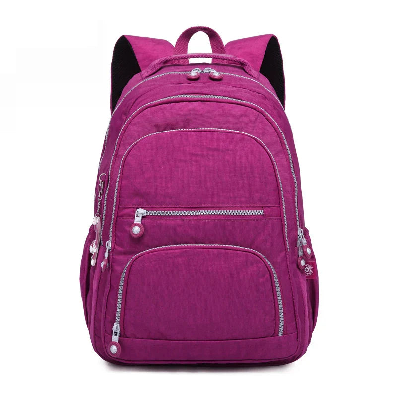 Aesthetic School Backpacks for Teenagers Girl 2024 Nylon Waterproof Travel BackPack Purse Women Laptop Bagpack Mochila