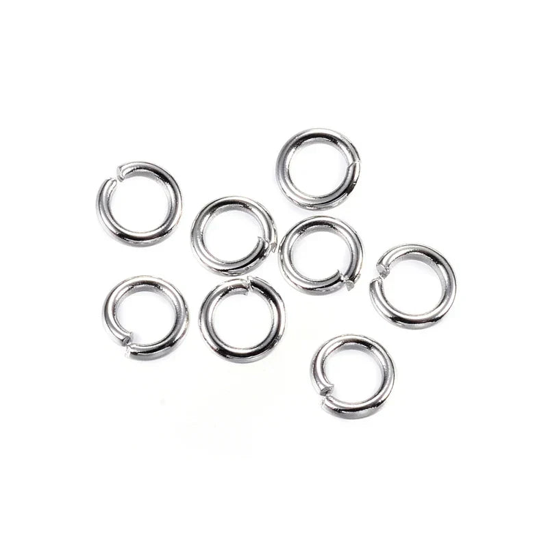 304 Stainless Steel Jump Rings Close Unsoldered Jump Rings for Jewelry Accessories Lovers 4mm 5mm 6mm 7mm 8mm 9mm 10mm