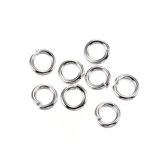304 Stainless Steel Jump Rings Close Unsoldered Jump Rings for Jewelry Accessories Lovers 4mm 5mm 6mm 7mm 8mm 9mm 10mm