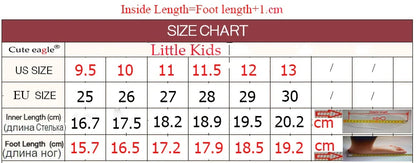Girls Sandals Brand Sandals Child Summer Cut-outs Rubber Leather School Sport Shoes Breathable Open Toe Casual Sandals Girls New