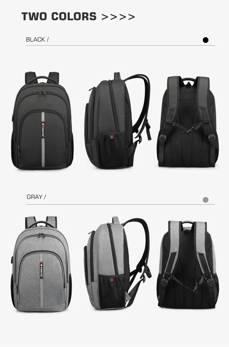 Large Capacity Backpack 15.6inch Laptop Backpack Anti Theft Men Backpack College Schoolbag Travel Backpack Bag For Men