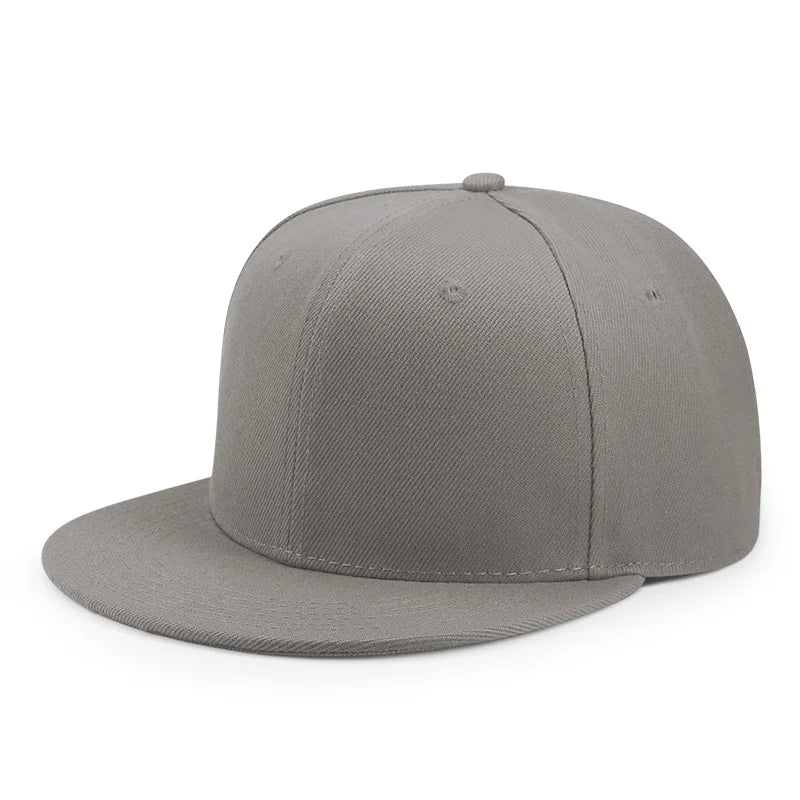 Man Plus Size Baseball Caps Adult Flat Peak Hip Hop Fitted Hat Men Women Large Size Snapback Cap size 6 3/4 to size 8