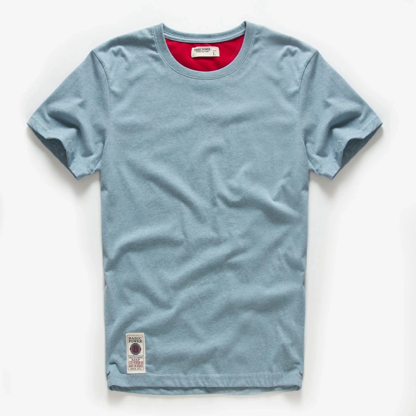 Men's T-shirt Cotton Solid Color t shirt Men Causal O-neck Basic Tshirt Male High Quality Classical Tops