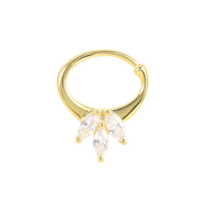 Multible Crystal Hoop Earrings for Women 2021 925 Sterling Silver Ear Nose Jewelry Earrings Heart Round joyas de plata 925