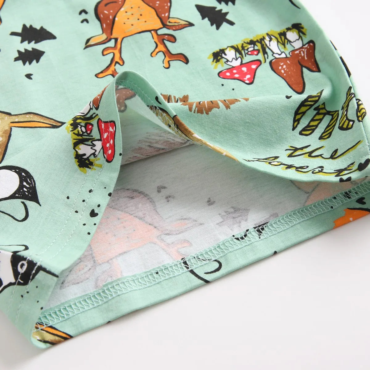 Cartoon Boys Clothing Sets Summer Short Sleeve Cotton Baby Tops + Baby Shorts 2Pcs Casual