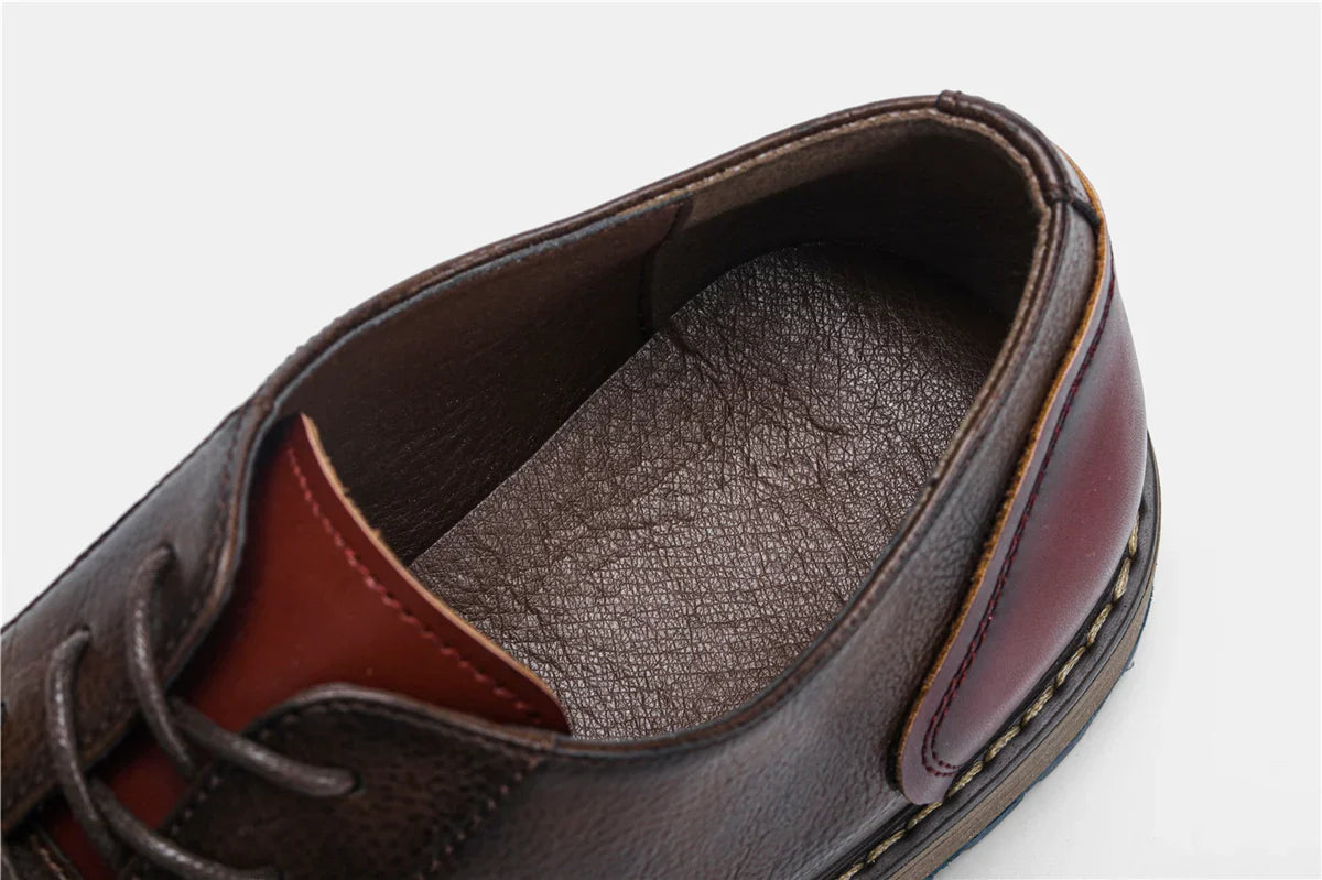 Retro Men Derby Shoes Men Casual shoes Fashion Men Leather Shoes