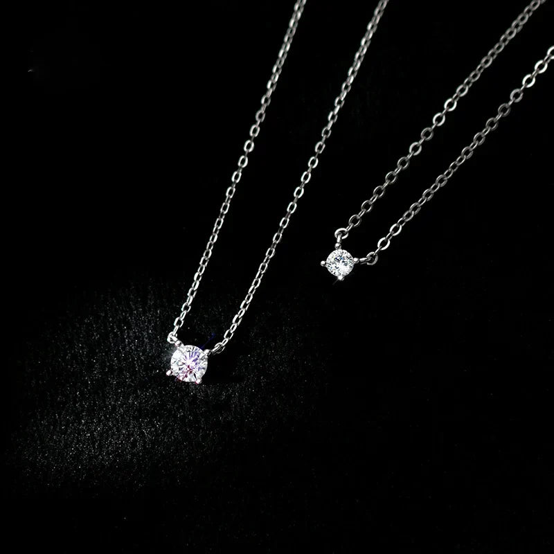 38+4.8cm Silver Necklace For Women Fine Silver 925 Jewelry Fashion Neck Minimalist Pendants 925 Silver Chains Woman