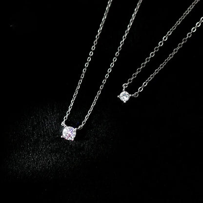 38+4.8cm Silver Necklace For Women Fine Silver 925 Jewelry Fashion Neck Minimalist Pendants 925 Silver Chains Woman