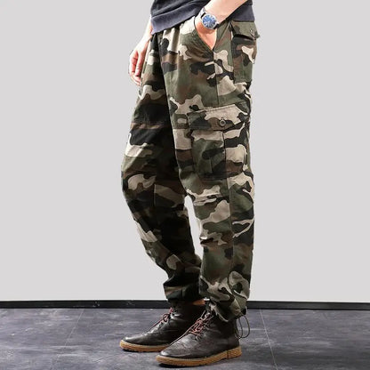 Big Size Men's Tactical Trousers Loose Casual Pants Running Overalls Men's Sweatpants Sports Hiking Outdoor Clothes Work Pants
