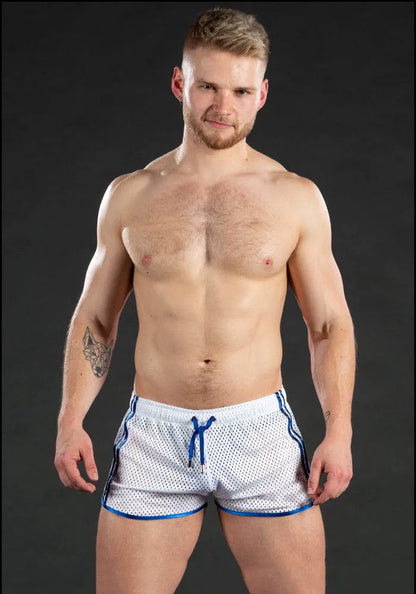 Gym Mens Sport Running Shorts Quick Dry grid Workout Short Pants GYM Wear