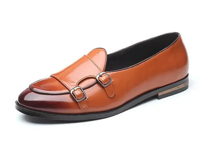 Men's Cusual Leather Shoes Wedding Party Shoes Fashion Men Slip-on Buckle Shoe Mens Loafers Moccasins Driving Flats