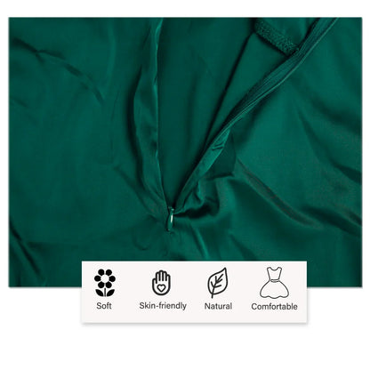 Sexy Mint Backless LaceUp Bridesmaid Dress Evening Gown Green Satin Slip Slit Leg Square Neck Wedding Party Long Dresses