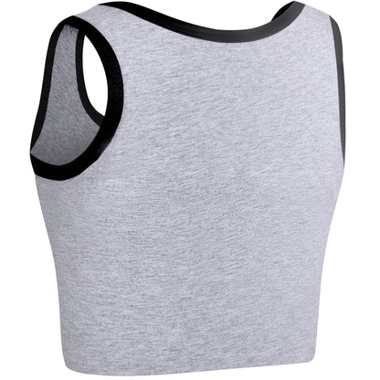 Women Tomboy Trans Elastic Chest Binder Breathable Cotton Slim Fit Tank Top