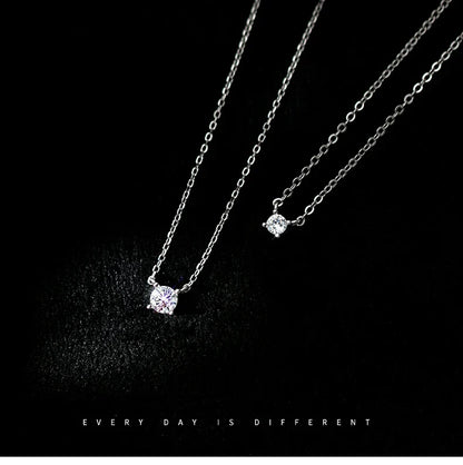 38+4.8cm Silver Necklace For Women Fine Silver 925 Jewelry Fashion Neck Minimalist Pendants 925 Silver Chains Woman
