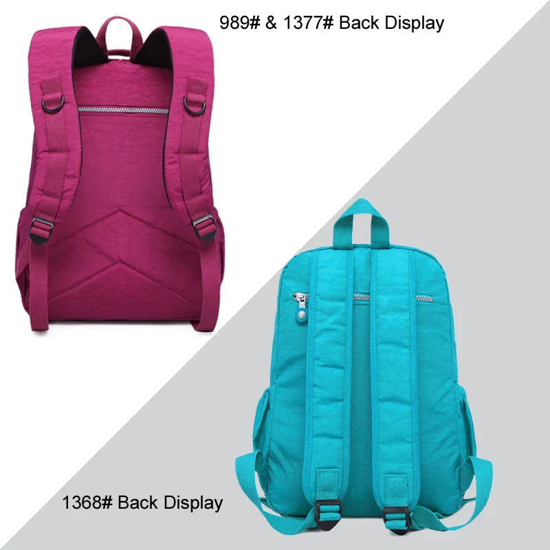 Aesthetic School Backpacks for Teenagers Girl 2024 Nylon Waterproof Travel BackPack Purse Women Laptop Bagpack Mochila