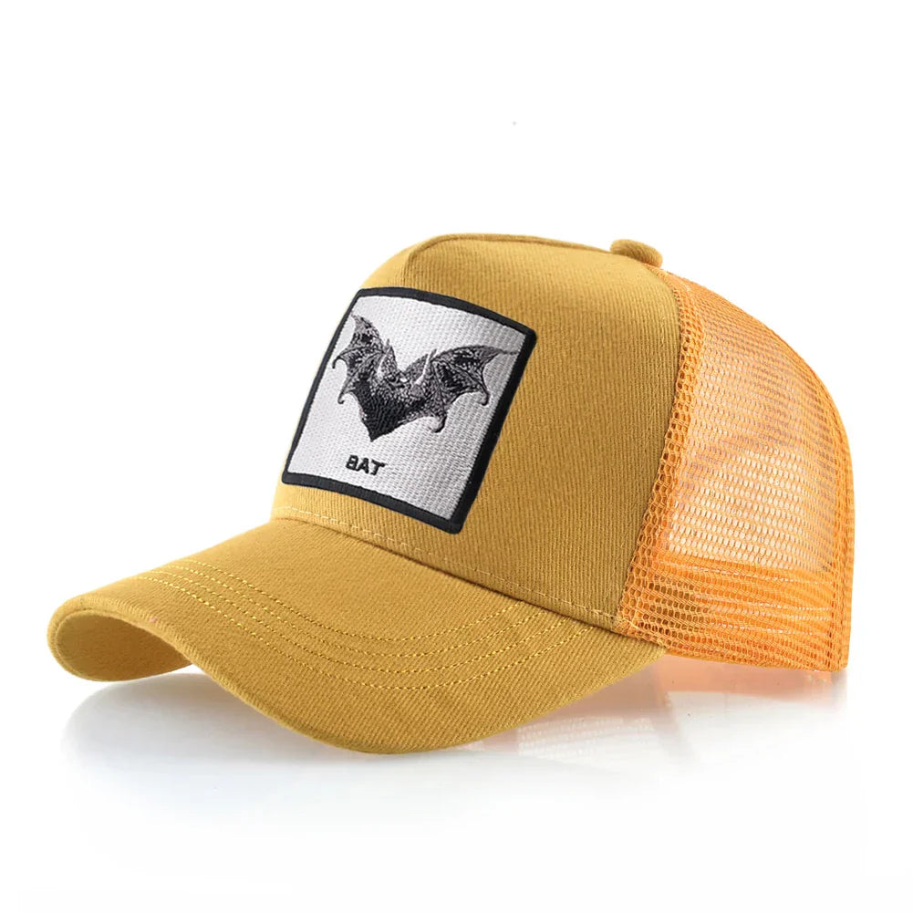 Baseball Cap With Bat Embroidery Four Seasons Snapback Trucker Caps Men Women Fashion Hip Hop Baseball Hat Outdoor Visor Caps