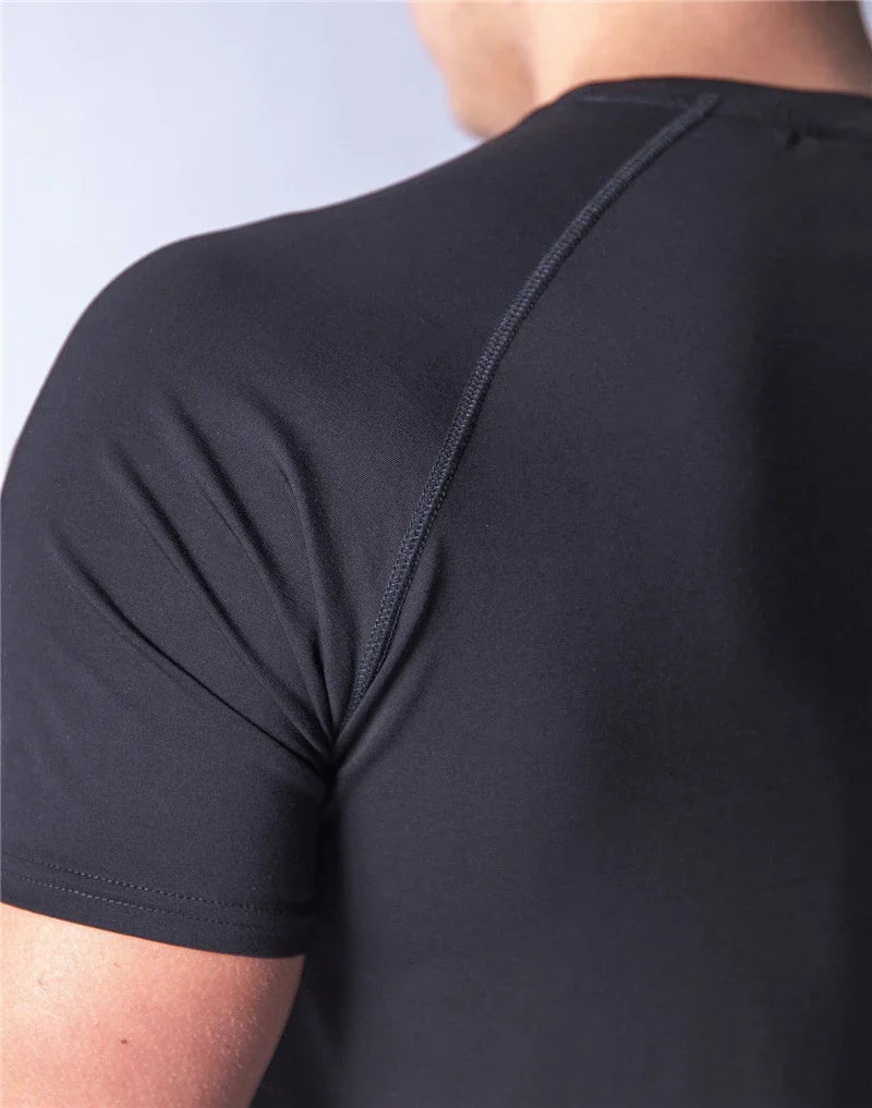 JP&UK Men T-shirt Short Sleeve Cotton Casual Gym Fitness T shirt Bodybuilding Workout Print Tees Tops Male LYFT Brand Clothing