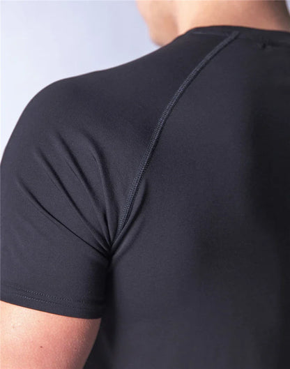 JP&UK Men T-shirt Short Sleeve Cotton Casual Gym Fitness T shirt Bodybuilding Workout Print Tees Tops Male LYFT Brand Clothing