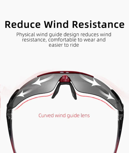Cycling Polarized glasses Bike Sunglasses Outdoor Sports Sunglasses MTB PC Goggles Eyewear 5/3 Lens Bicycle Accessory