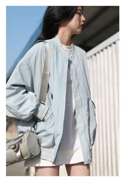 Spring Autumn Women's Solid Color Loose Long Sleeve T-shirt O-neck Basic Top Bottomed Shirt Casual  Tshirt Woman Female