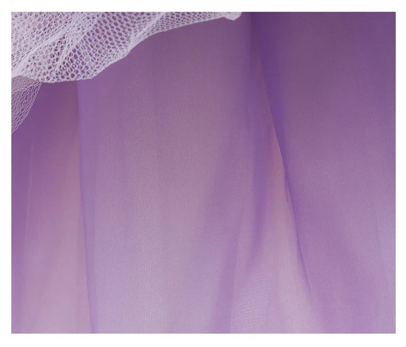 High Quality Summer Girls Dress Rainbow Mesh Bow Birthday Party Dance Costume Little Princess Dress Kids Clothes 1-10 Years Old