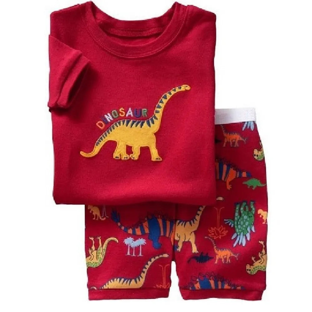 Green Crocodile Baby Boy Clothes Set Bike Children Tee Shirts Pants Suits Kids Outfit 100% Cotton Tops Panties 2 3 4 5 6 7 Years