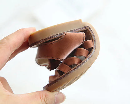 Kid girl Sandals toddler Girls flat Sandals girls braid sandals