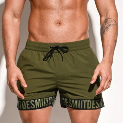 Beach Board Shorts Men's Swimming Shorts Men Swimwear Swim Trunk Fast Dry Surfing Boardshorts Sport Short Bath Suit
