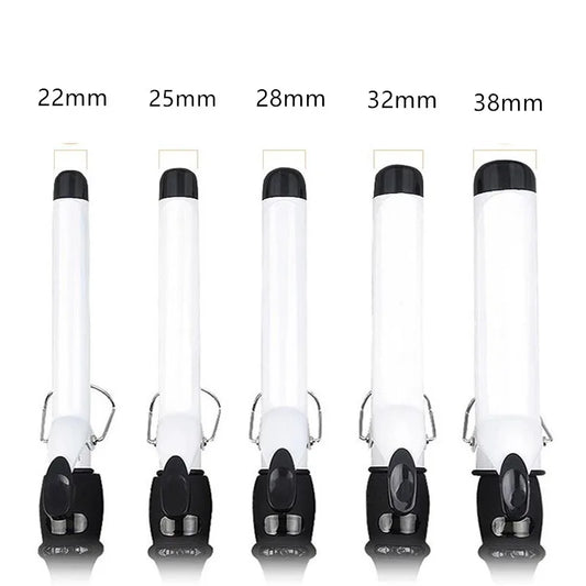 Professional 32mm 38mm LCD Display Hair Curler Adjustment Temperature Hair Curl Irons Curling Wand Roller Hair Styling Tools