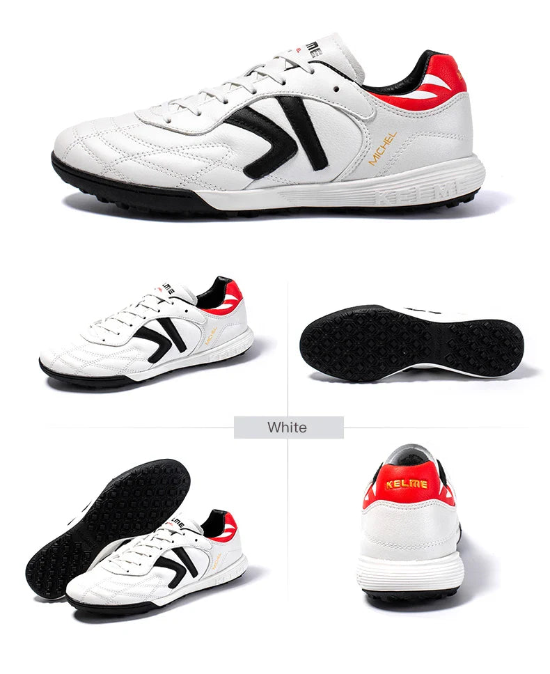 Soccer Shoes TF Football Boots Calf-Skin Cleats  Professional Futsal Original Football Training  Sneakers  ZX80011017