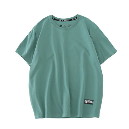 Women 100% Cotton T shirts Female Green Fashion Oversized Streetwear Short Sleeve Tees Tops for Summer