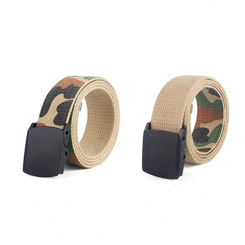Fashion New Unisex Trousers Belts Canvas Belt metal buckle Men Women Boys Jeans belts Candy Colors Top quality120cm luxury belts