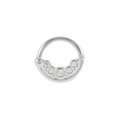 Multible Crystal Hoop Earrings for Women 2021 925 Sterling Silver Ear Nose Jewelry Earrings Heart Round joyas de plata 925