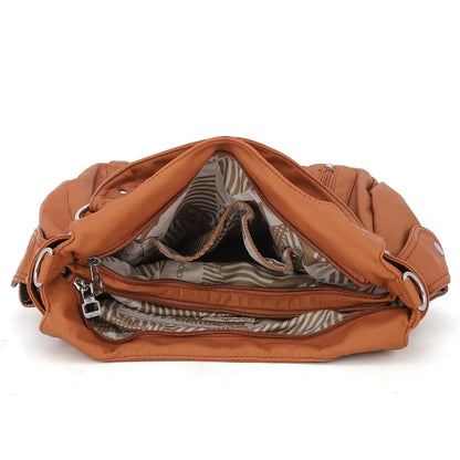 Winter Fashion Shoulder Bag for Women Soft PU Crossbody Handbg Large Capacity Messenger Bag Hobos Big Purse