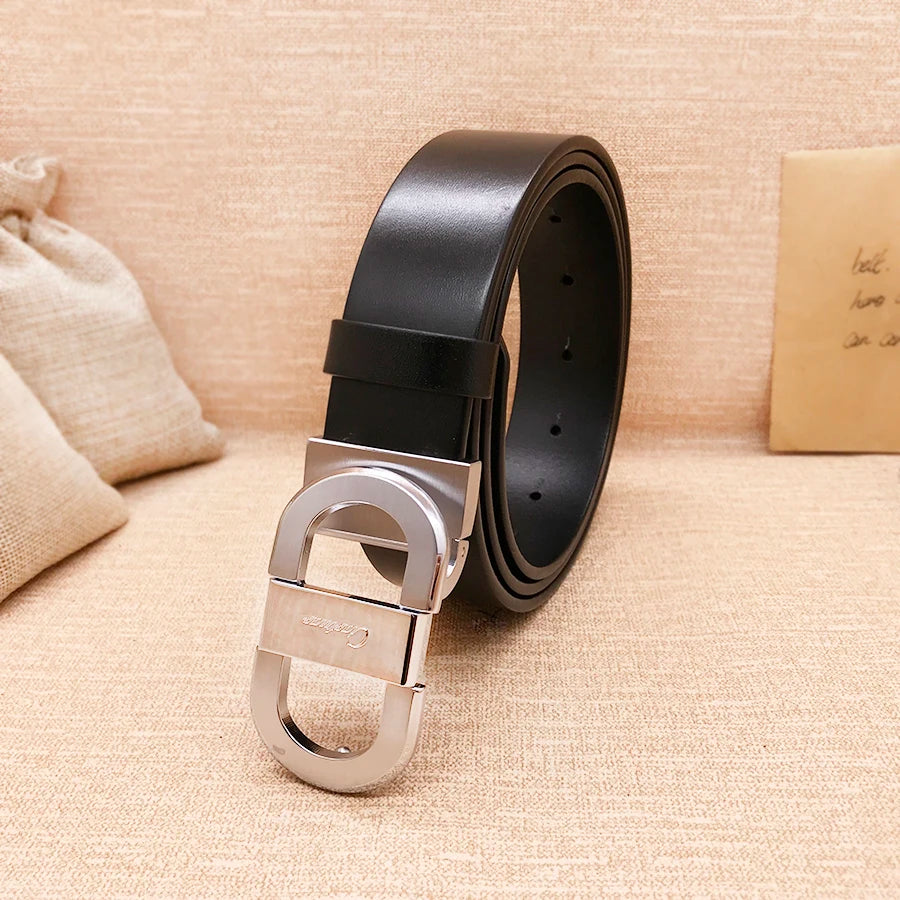 2026 Ciartuar official store new design belt high quality for men genuine leather first layer luxry buckle
