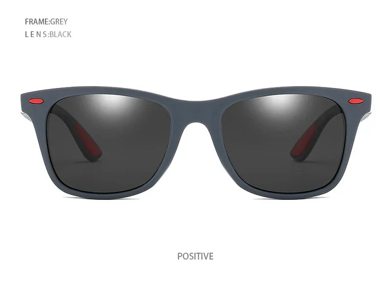 Polarized Sunglasses Men Women Classic Square Plastic Driving Sun Glasses Male Fashion Black Travelling Shades UV400