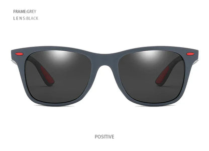 Polarized Sunglasses Men Women Classic Square Plastic Driving Sun Glasses Male Fashion Black Travelling Shades UV400