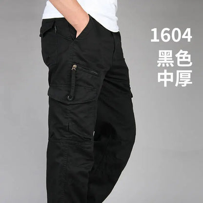 Big Size Men's Tactical Trousers Loose Casual Pants Running Overalls Men's Sweatpants Sports Hiking Outdoor Clothes Work Pants