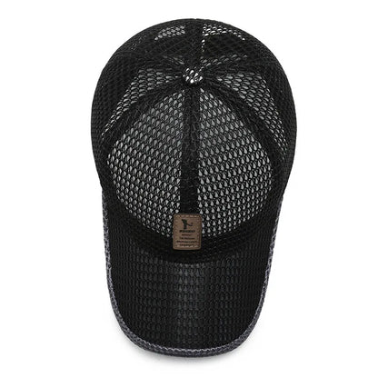 Unisex Men fishing Baseball Caps Women Breathable Mesh Snapback Hats