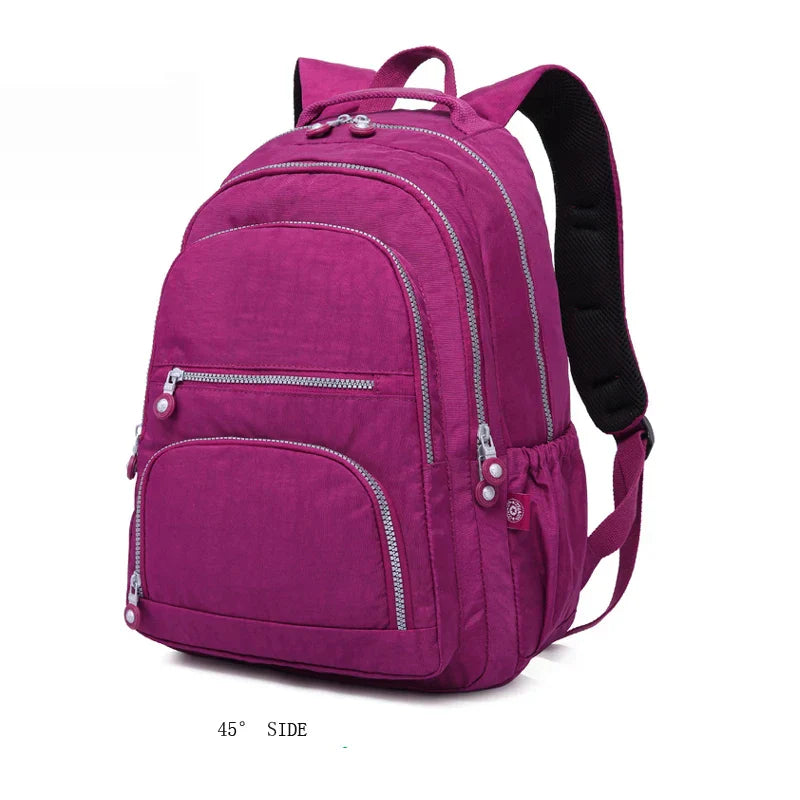 Aesthetic School Backpacks for Teenagers Girl 2024 Nylon Waterproof Travel BackPack Purse Women Laptop Bagpack Mochila