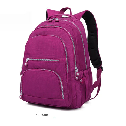 Aesthetic School Backpacks for Teenagers Girl 2024 Nylon Waterproof Travel BackPack Purse Women Laptop Bagpack Mochila