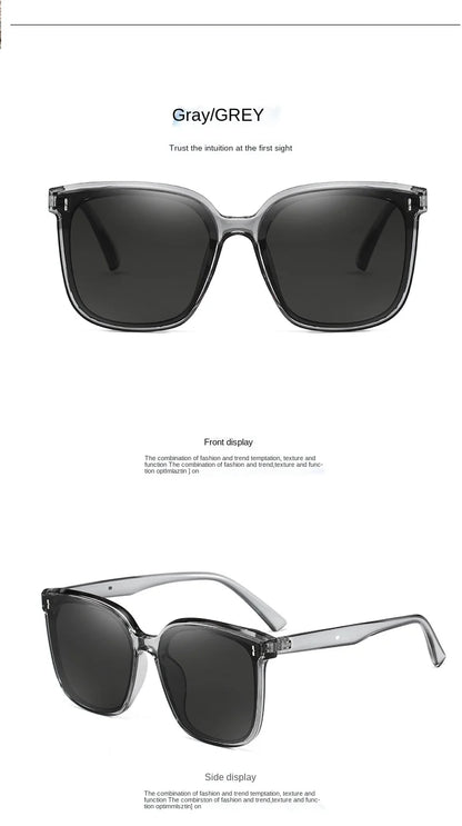 Vintage Square Sunglasses Women Oversized Sunglass Men Retro Black Sun Glasses Shades Goggle UV400  Oculos De Sol