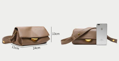 Leather Shoulder Bag for Women, Crossbody Bags, Multi Pockets, Adjustable Strap Purse, Luxury Handbag, Brand Design, Fashion