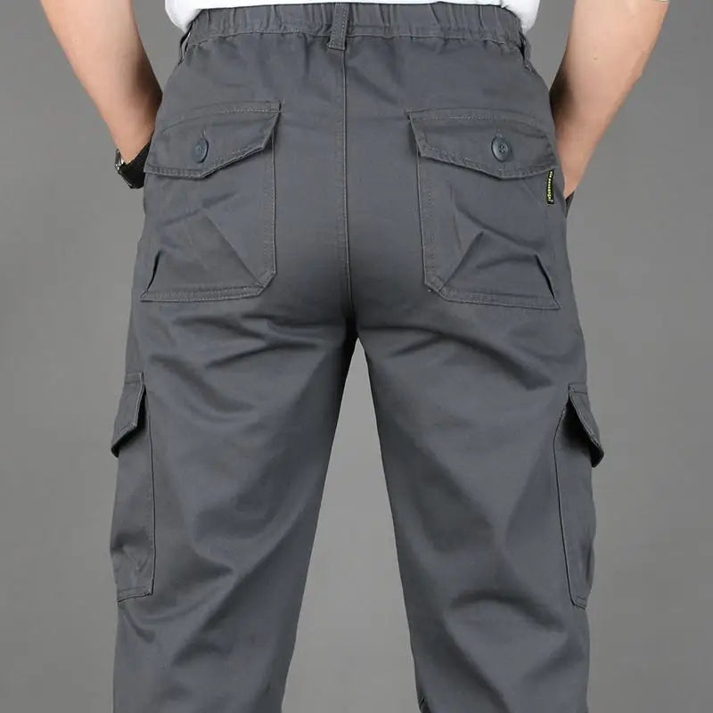 Big Size Men's Tactical Trousers Loose Casual Pants Running Overalls Men's Sweatpants Sports Hiking Outdoor Clothes Work Pants