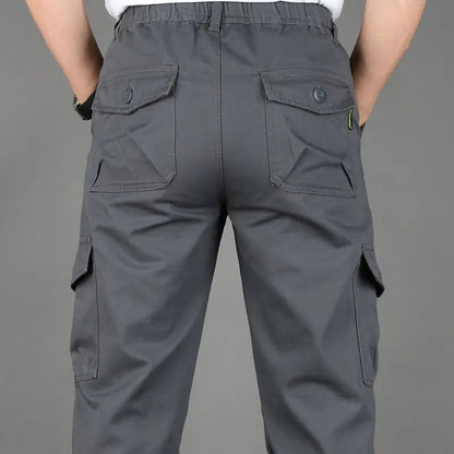 Big Size Men's Tactical Trousers Loose Casual Pants Running Overalls Men's Sweatpants Sports Hiking Outdoor Clothes Work Pants