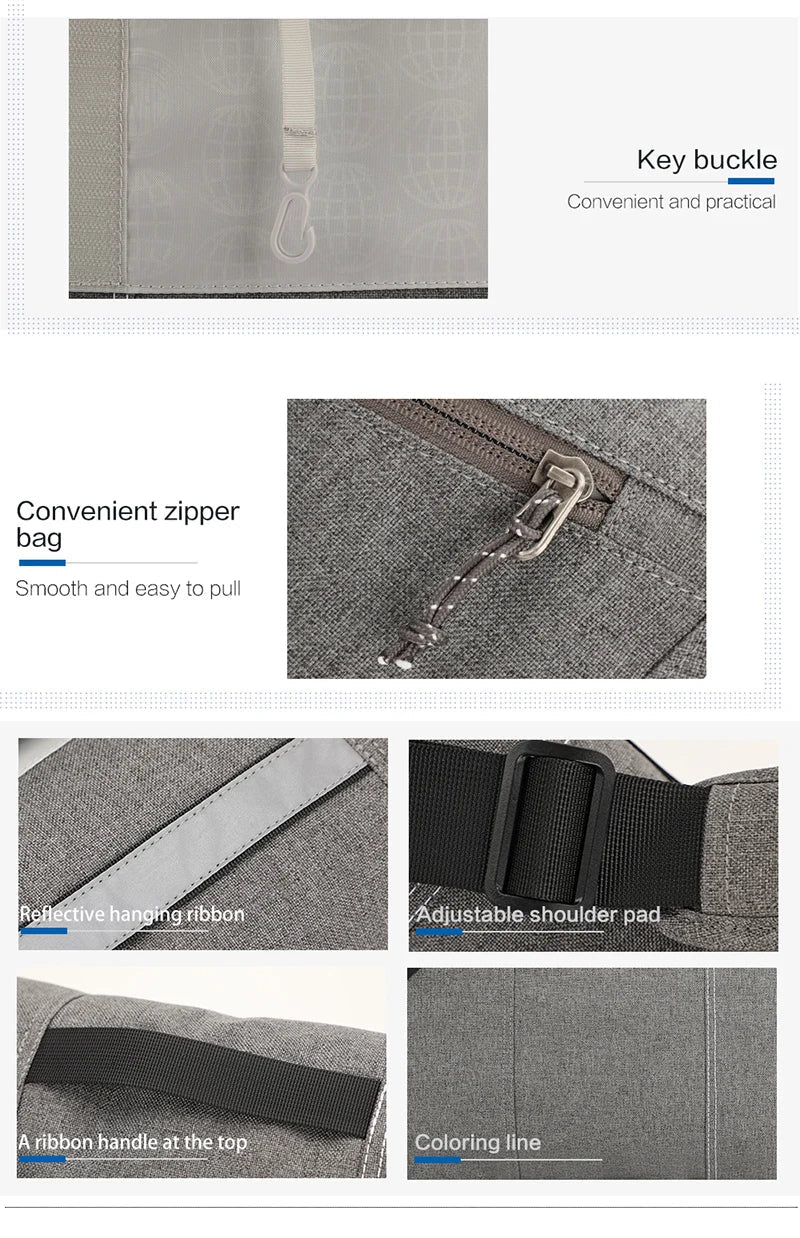 15 Inch Laptop Men Messenger Bag Fashion Travel Sling Shoulder Bag Men's Canvas Briefcase Male Crossbody Pack For Teenages