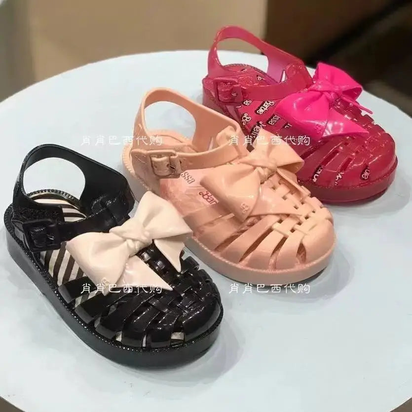 New Mini Melissa Children's Sandals Pineapple Fruit Sandals Strawberry Jelly Girl Baby Avocado Sandals Toddler Melissa Shoes