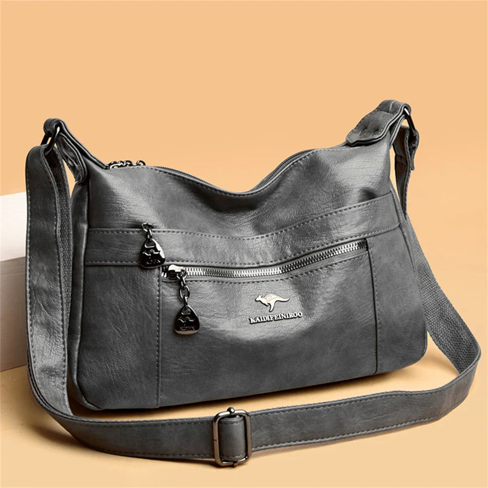 New Genuine Brand Leather Sac Luxury Handbags Purses Women Bags Designer Shoulder Crossbody Messenger Bags 2024 Female Hand Bag