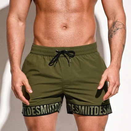 Beach Board Shorts Men's Swimming Shorts Men Swimwear Swim Trunk Fast Dry Surfing Boardshorts Sport Short Bath Suit