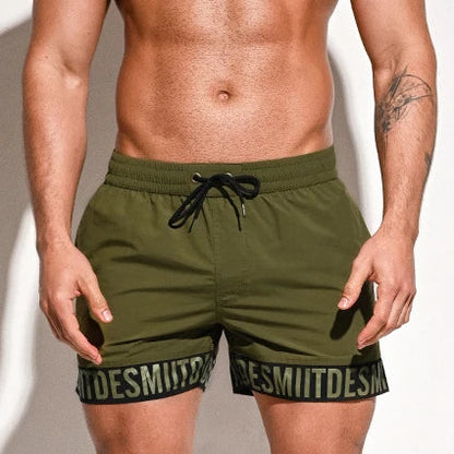 Beach Board Shorts Men's Swimming Shorts Men Swimwear Swim Trunk Fast Dry Surfing Boardshorts Sport Short Bath Suit